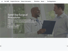 Tablet Screenshot of midtownsurgicalcenter.com